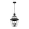 Z-Lite Westover 3 Light Outdoor Chain Mount Ceiling Fixture, Black & Clear Beveled 580CHB-BK - alternate 1